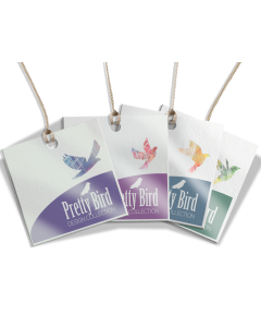 3.5" X 3.5" 16PT Silk Laminated Hang Tags